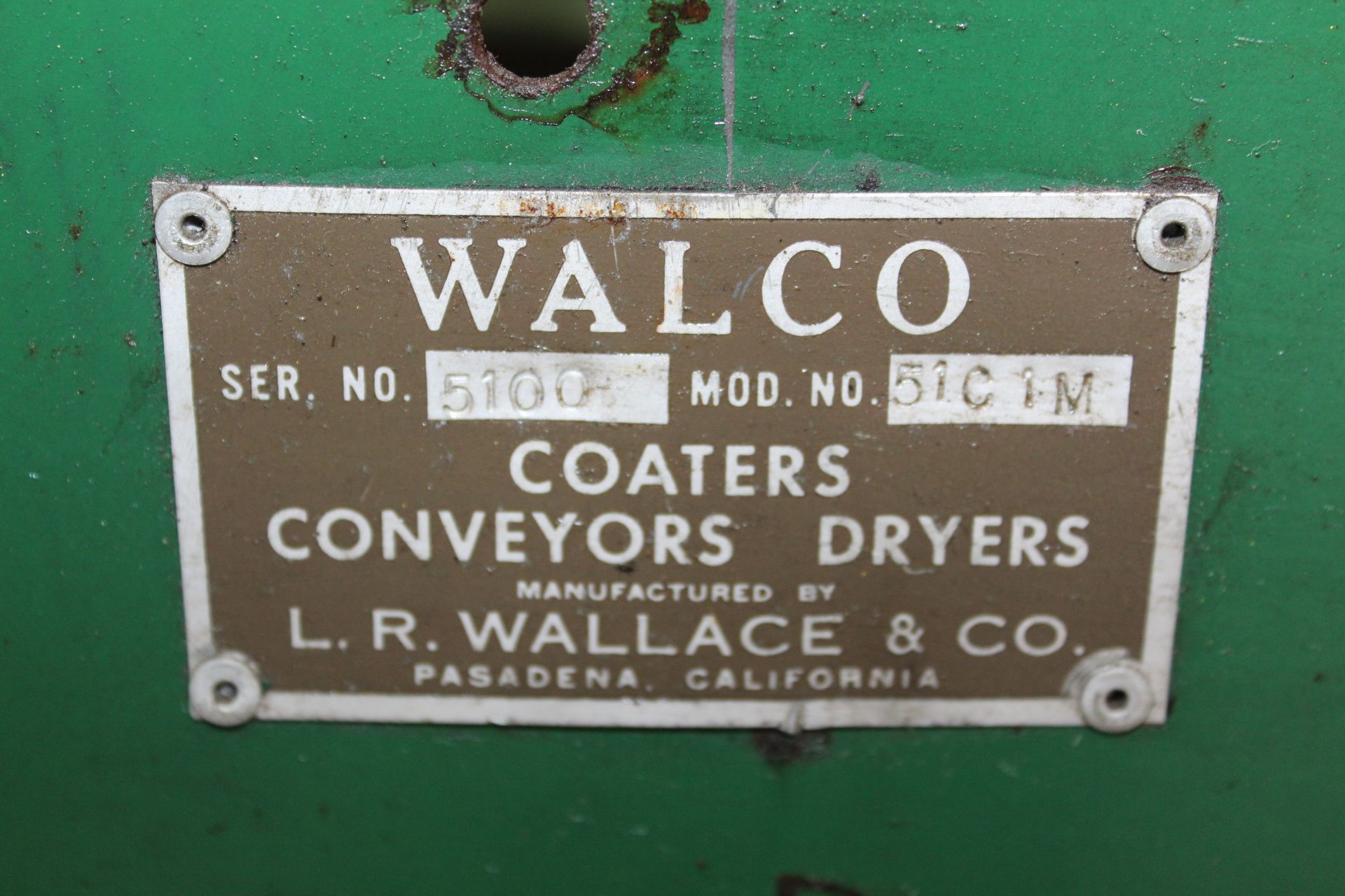 Walco Model 51C1M Coating Roller - Image 3 of 4