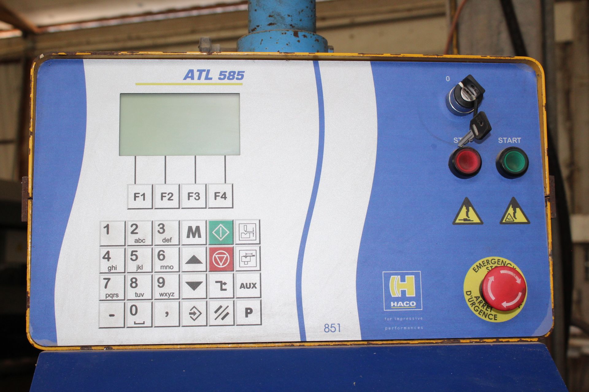 Atlantic HDE165 -12 CNC Press Brake. With ATL 585 Control Panel, S/N 58367 - Image 3 of 7