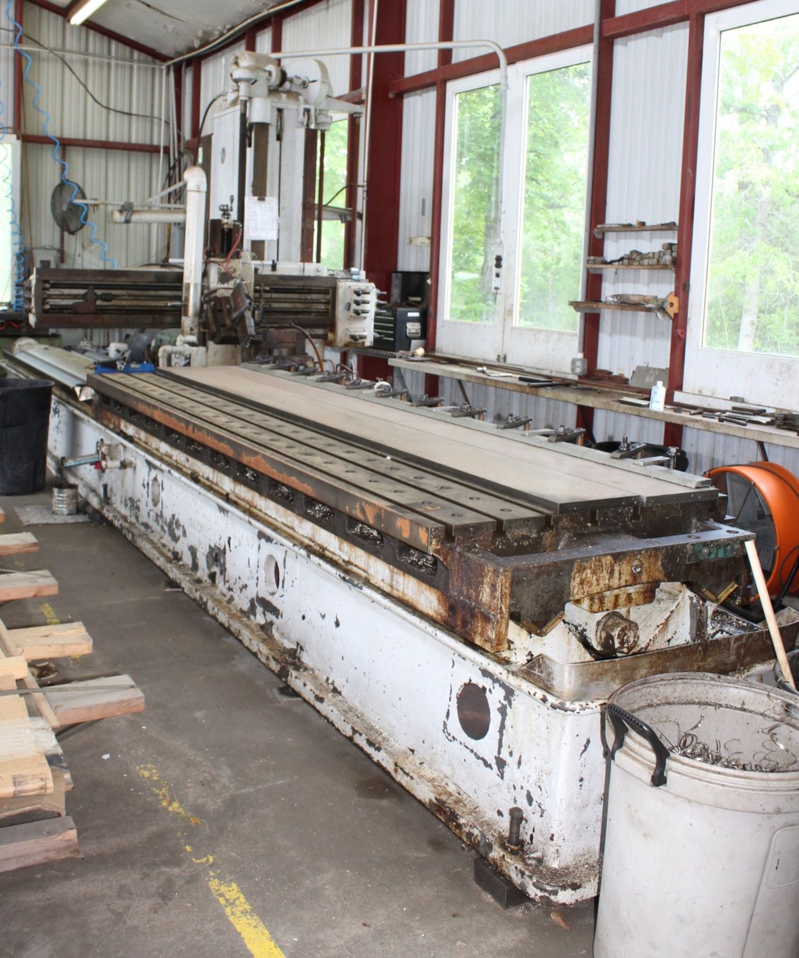 Rockford Machine Tool Hy-Draulic Open Side Planer, S/N 60-00A-76