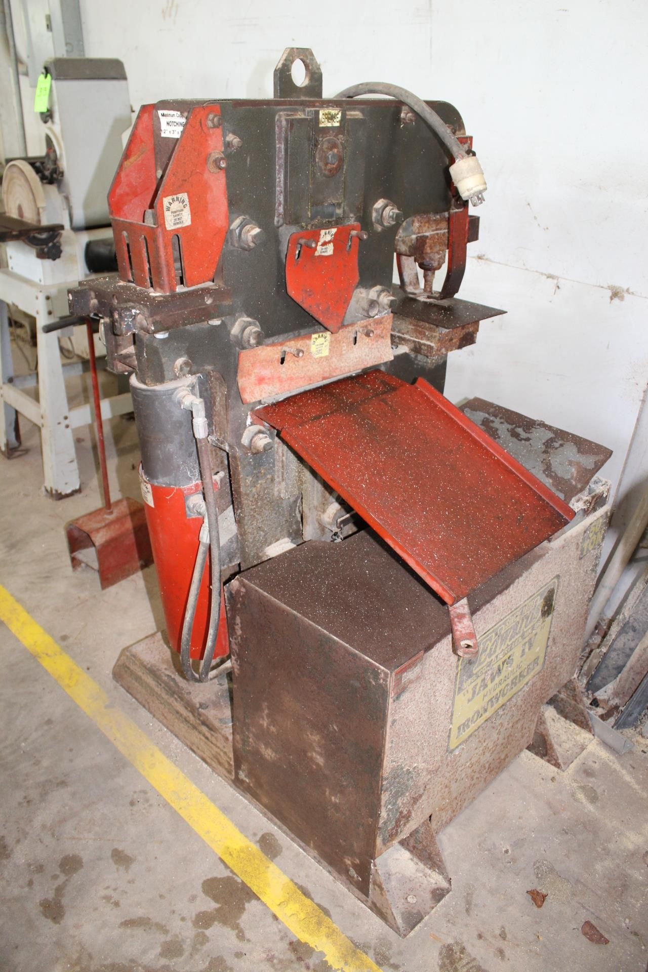 Edwards Jaws IV 50-Ton Hydraulic Iron Worker; Notching, Flats, Rounds, Angles - Image 2 of 6