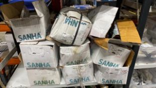 Large Quantity Of Various Sanha Metal Pipe Fittings As Seen In Photos