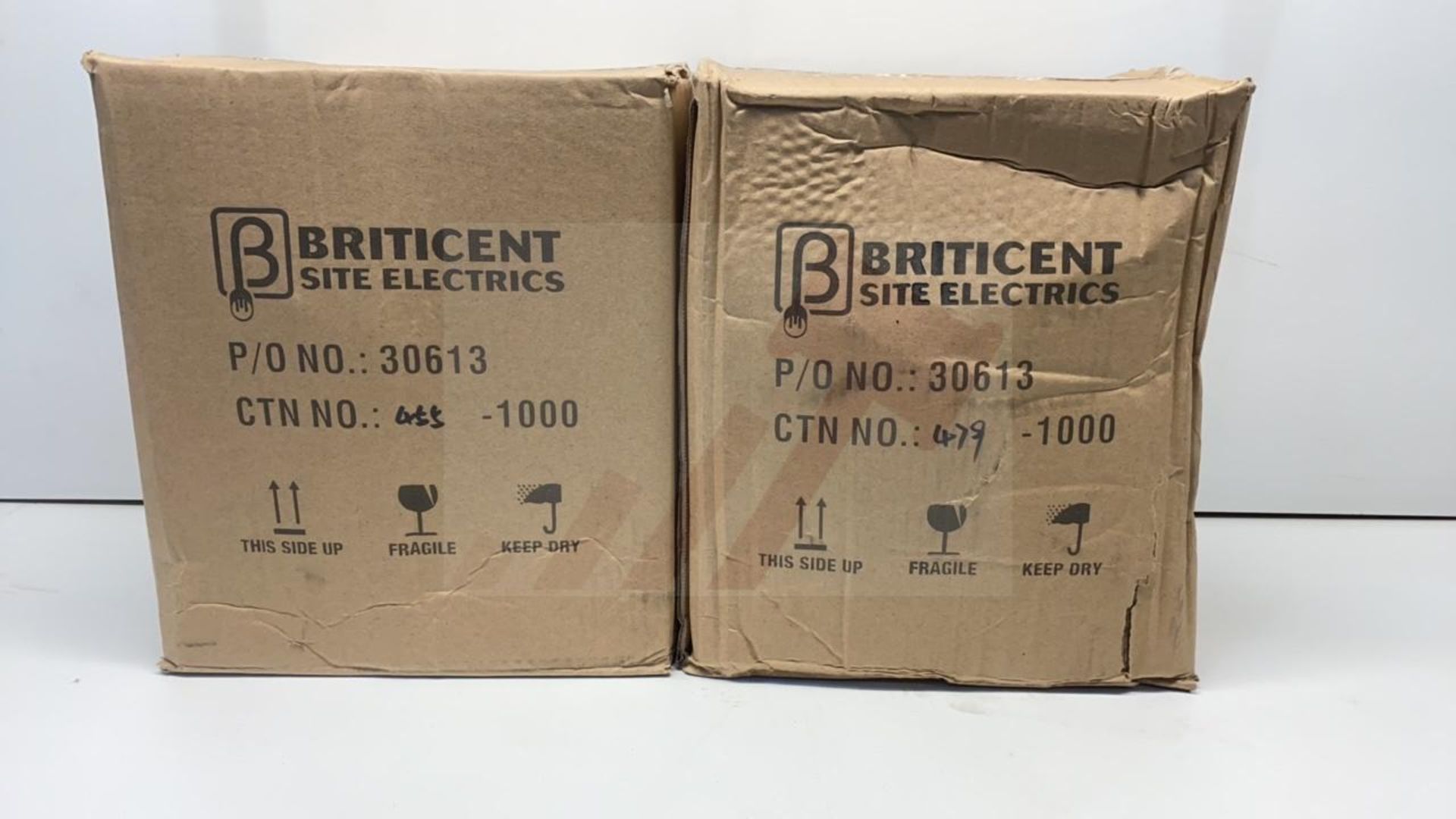 2 x Briticent Portable Site Transformer Step Down