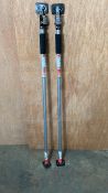 2 x Bessey BE207517 ST250 1450 - 2500mm Telescopic Drywall Support
