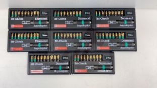 8 x Wera Diamond Rapidaptor 10 Piece Hexagon Bit Set