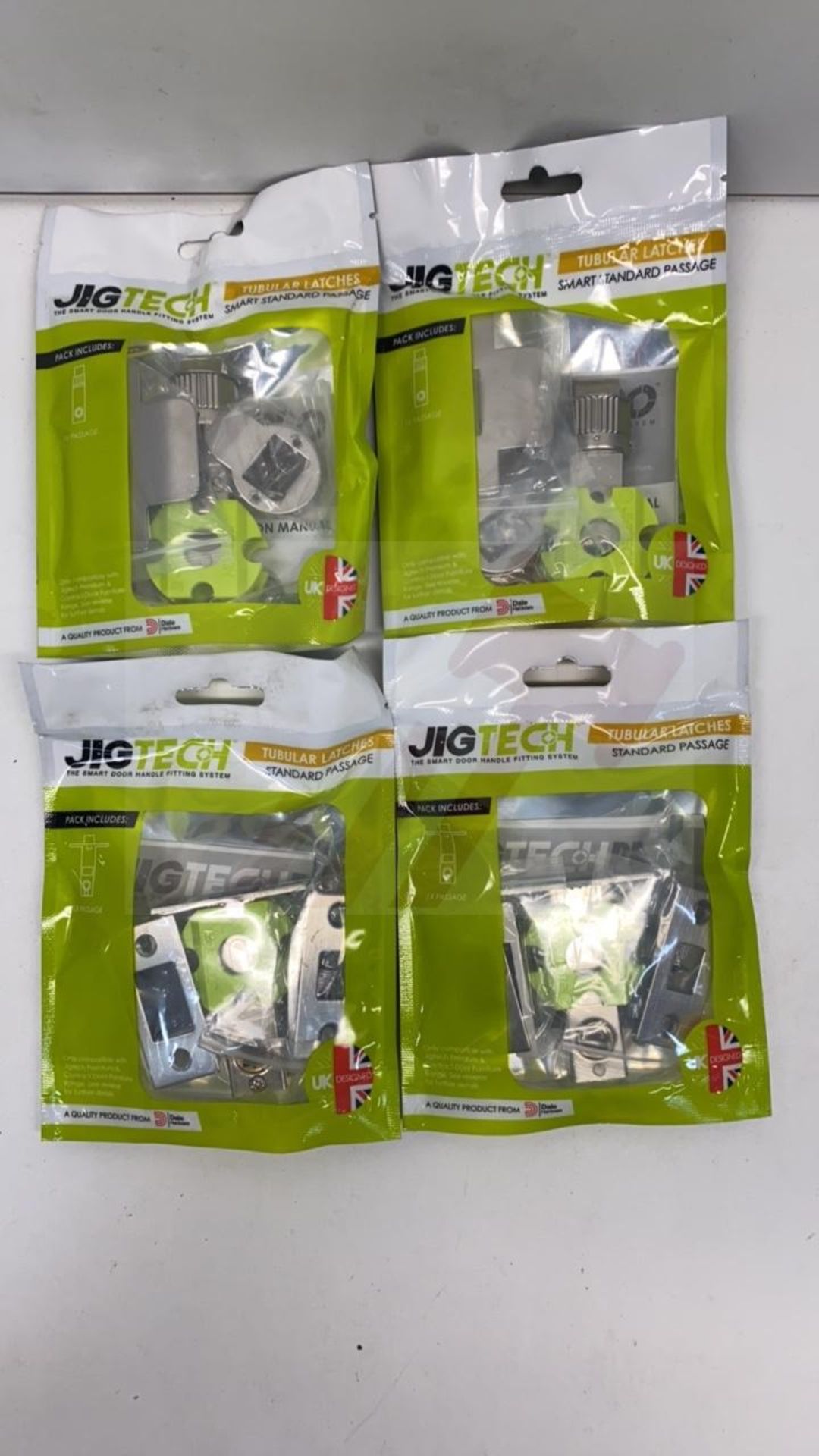 4 x Various Jigtech Tubular Latches