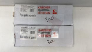 2 x Karcher Design Stossgriff T Shape Pull Handle 300mm