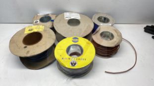 6 x Various Reels Of Cable As Seen In Photos