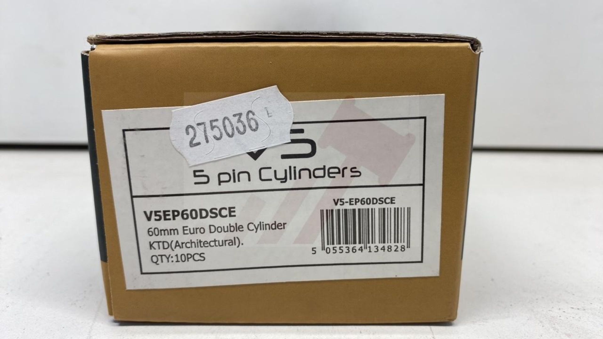 5 x Boxes Of Vier Precision Design V5EP60DSCE 60mm Euro Double Pin Cylinders ( 10 Per Box ) - Image 2 of 2