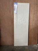 Geom Cottage White Primed Internal Door | 1981mm x 686mm x 35mm