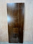 Pre-Finished Walnut Grid Pattern Door | 1982mm x 762mm x 35mm
