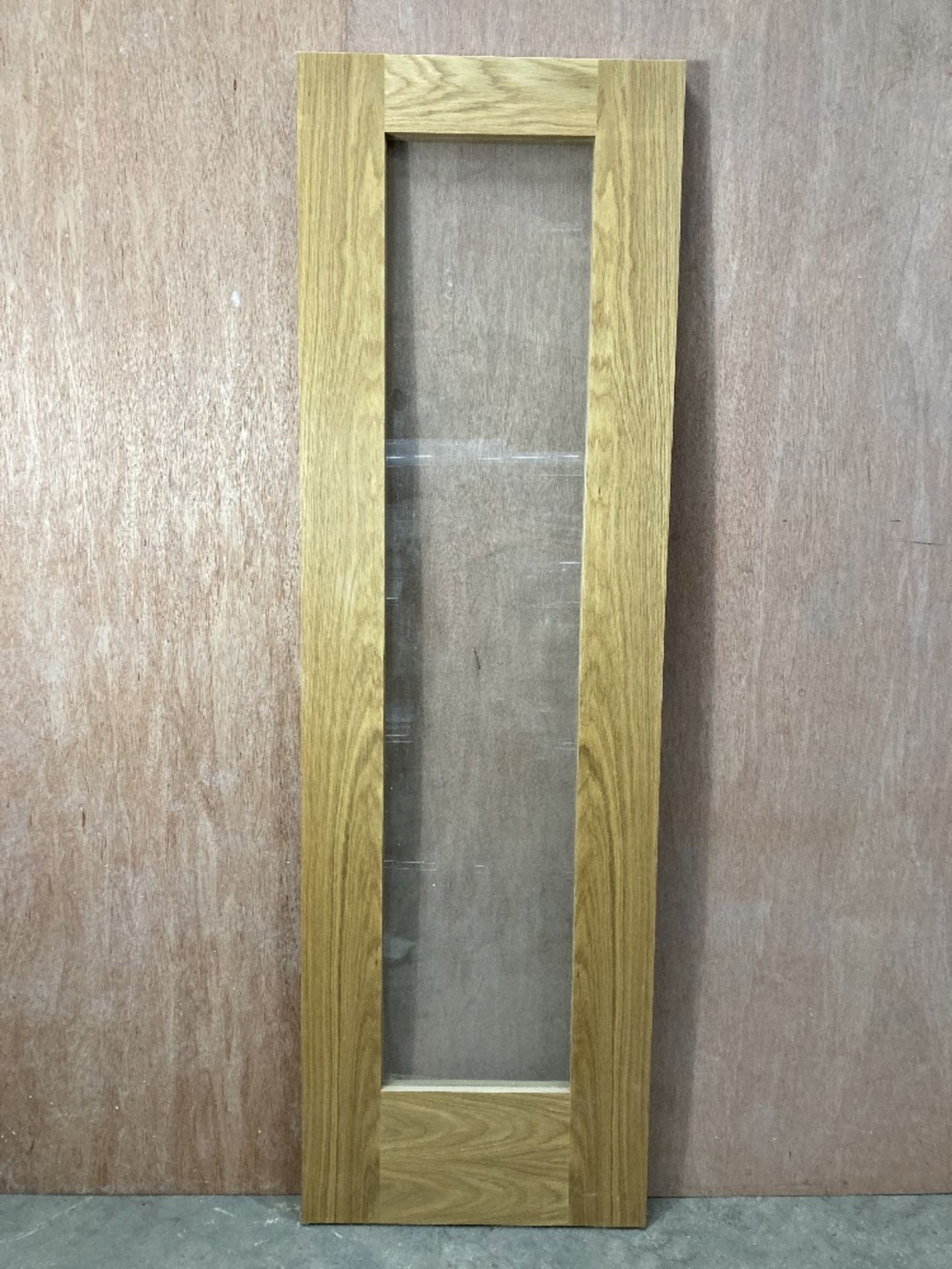 Clear Glazed Pre-Finished Oak Door W/ Lip | 1982mm x 616mm x 40mm