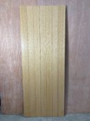 Pre-Finished Oak Chairwell Grid Pattern Door | 1981mm x 762mm x 35mm