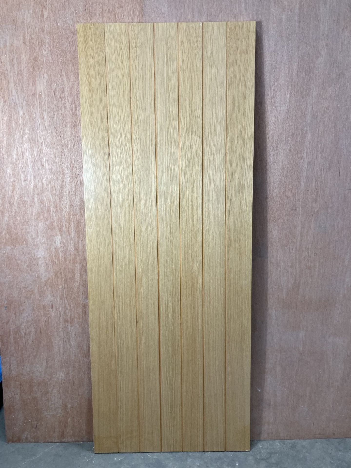 Pre-Finished Oak Chairwell Grid Pattern Door | 1981mm x 762mm x 35mm