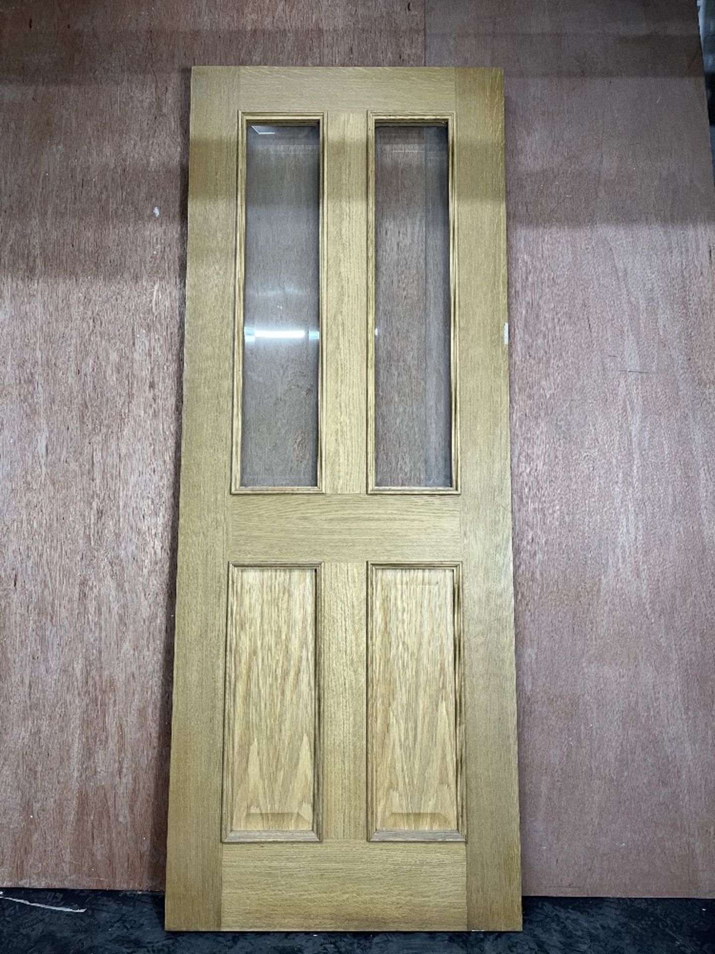 Clear Glazed Pre-Finished Interior Door W/ Bevel Edge Glass | 1982mm x 762mm x 35mm