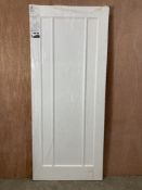XLJoinery White Primed Worcester 3 Panel Door | WPWOR33 | 1981mm x 838mm x 35mm