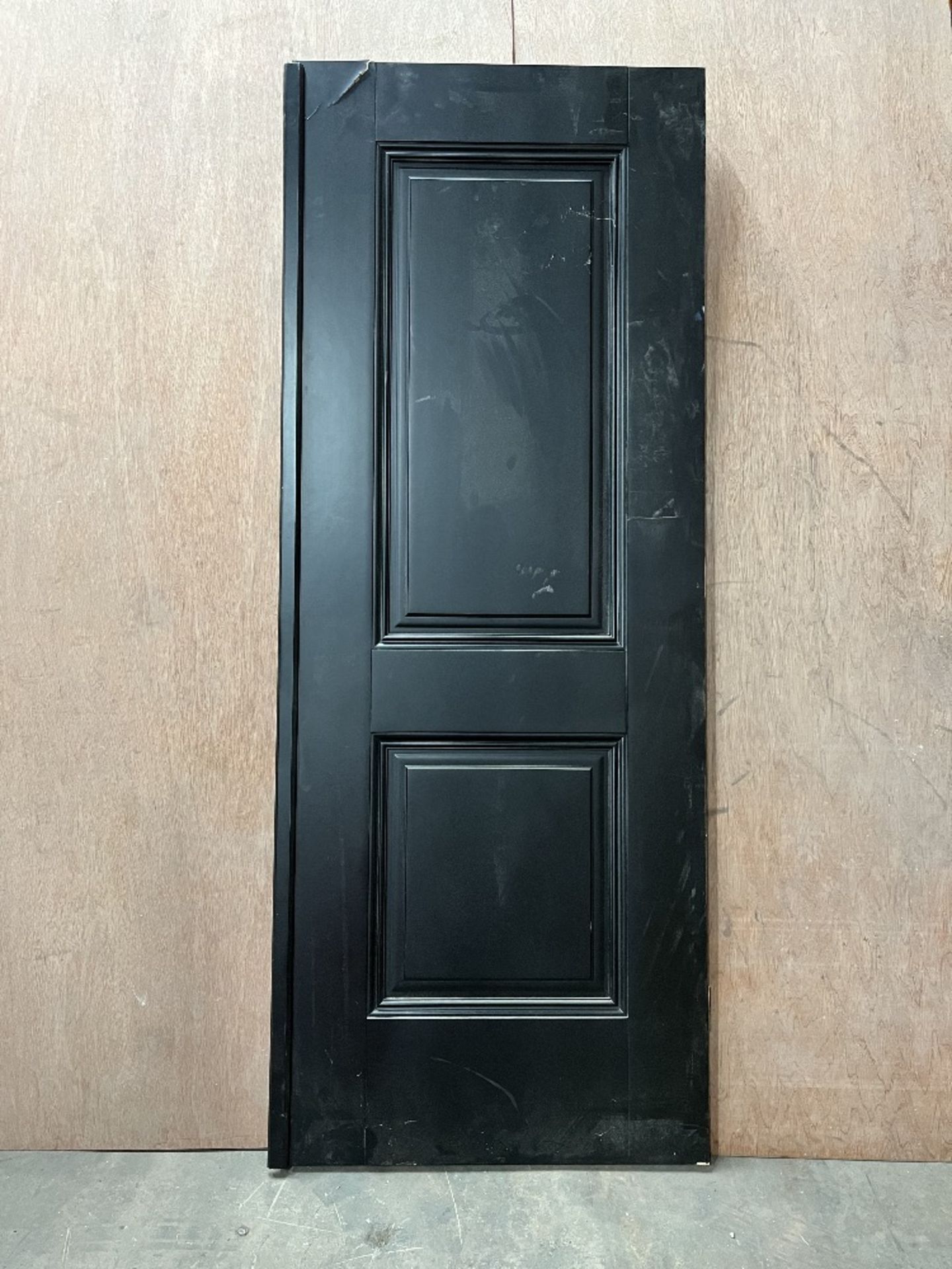 Pre-Finished Black Internal Door | 1980mm x 762mm x 35mm | Damaged