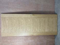 Pre-Finished Grid Pattern Oak Door W/ Pre-Cut Hinge & Handle Profile | 1982mm x 760mm x 35mm