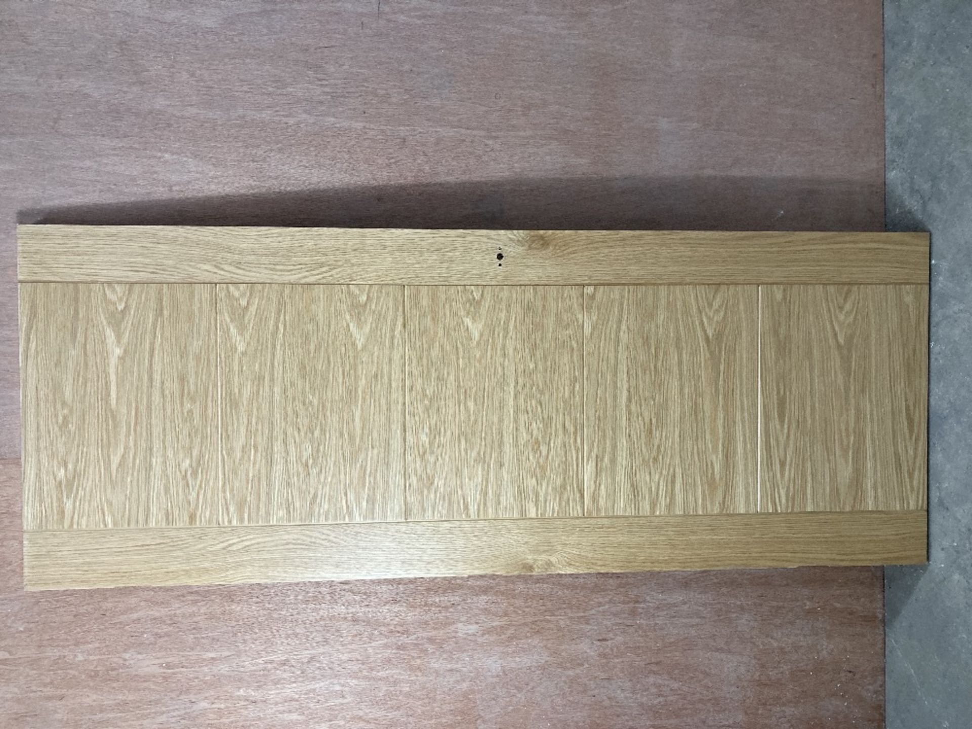 Pre-Finished Grid Pattern Oak Door W/ Pre-Cut Hinge & Handle Profile | 1982mm x 760mm x 35mm