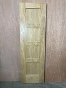 Unfinished 4 Panel Oak Internal Door | 1980mm x 610mm x 35mm