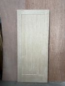 Unfinished Grid Patterned Internal Door | 1982mm x 843mm x 35mm