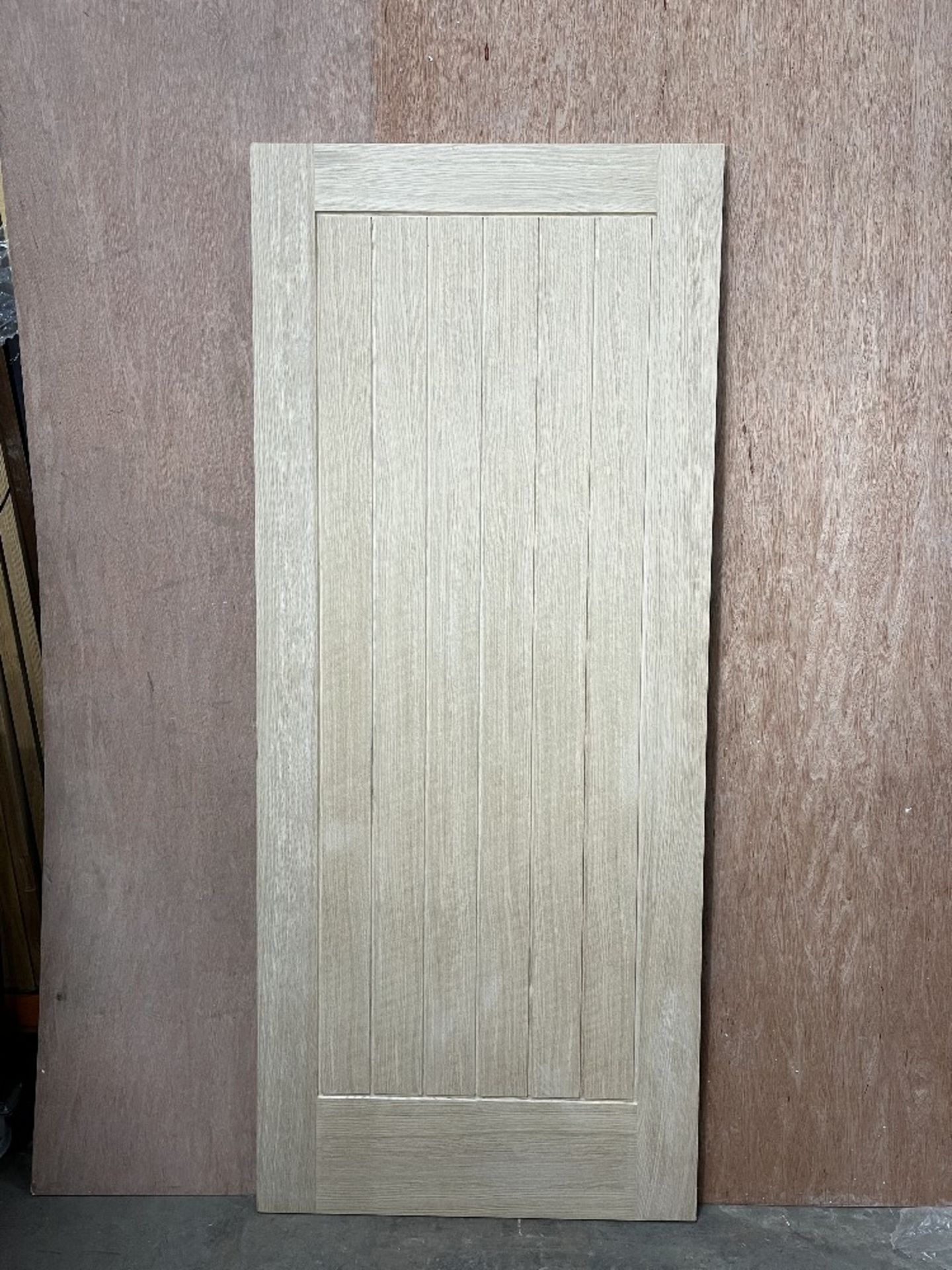 Unfinished Grid Patterned Internal Door | 1982mm x 843mm x 35mm