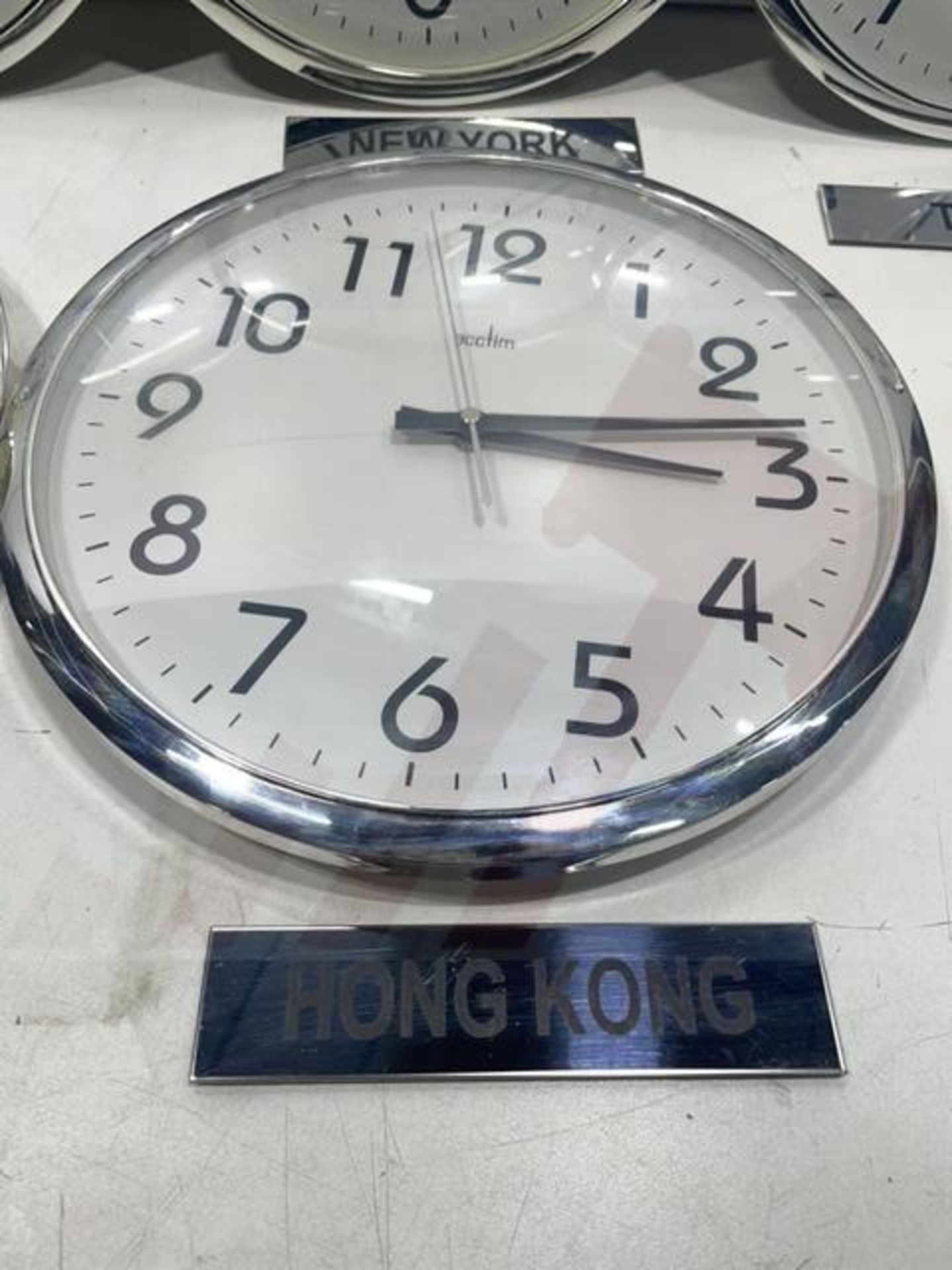 6X Clocks with 5 Name plates as Pictured - Image 6 of 8