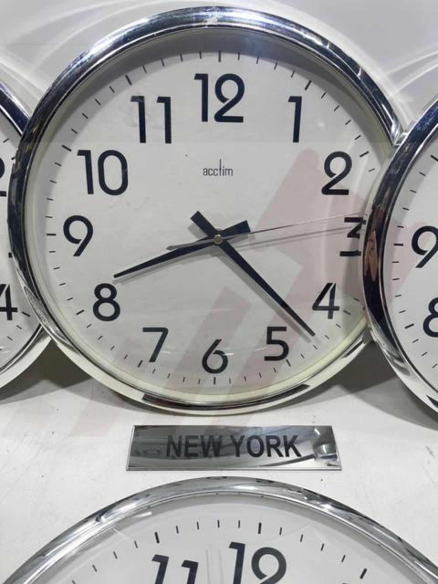 6X Clocks with 5 Name plates as Pictured - Image 4 of 8