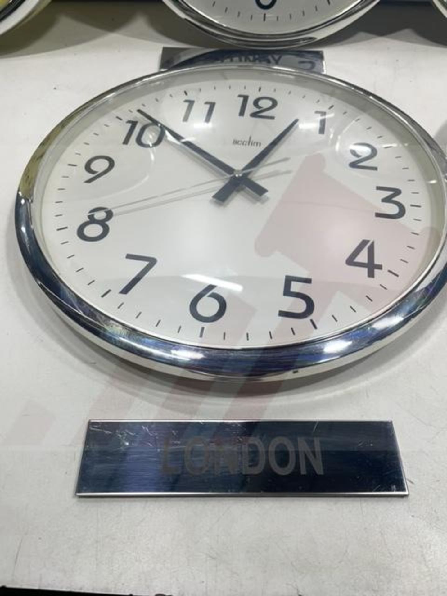 6X Clocks with 5 Name plates as Pictured - Image 7 of 8