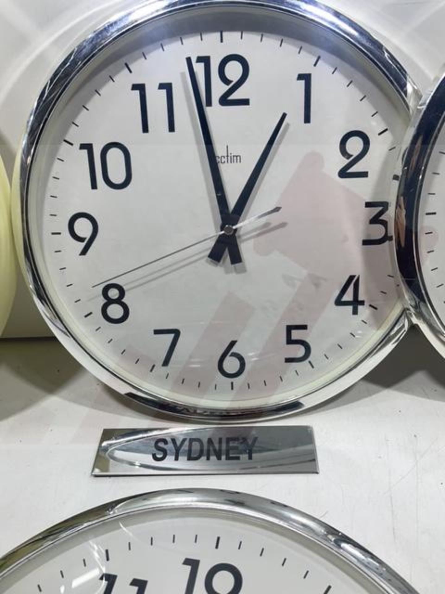 6X Clocks with 5 Name plates as Pictured - Image 3 of 8