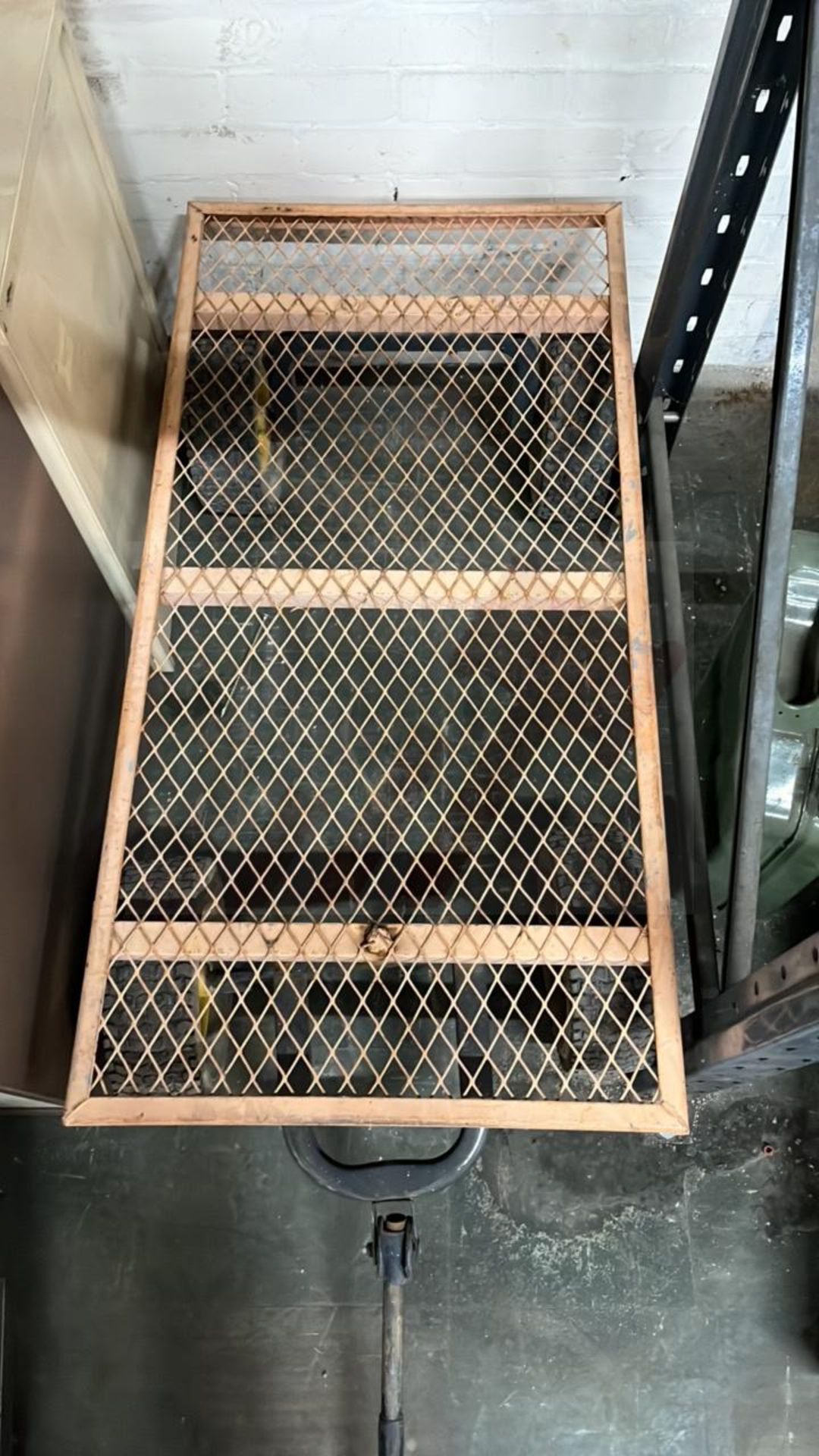 Unbranded Pull Along Metal Mesh Trolley - Image 2 of 2