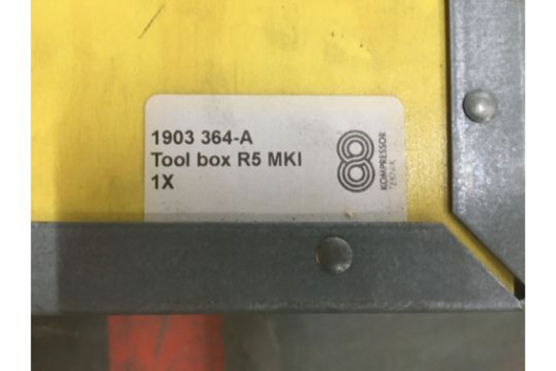 R5 MKI Refrigeration Kit in Tool Box | 1903-364A with Custom Built Lifting Tackle W/ Lifting Eye - Image 2 of 6