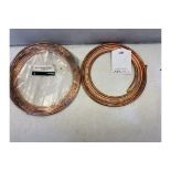 2 x Coils of 1/4'' Copper Tubing