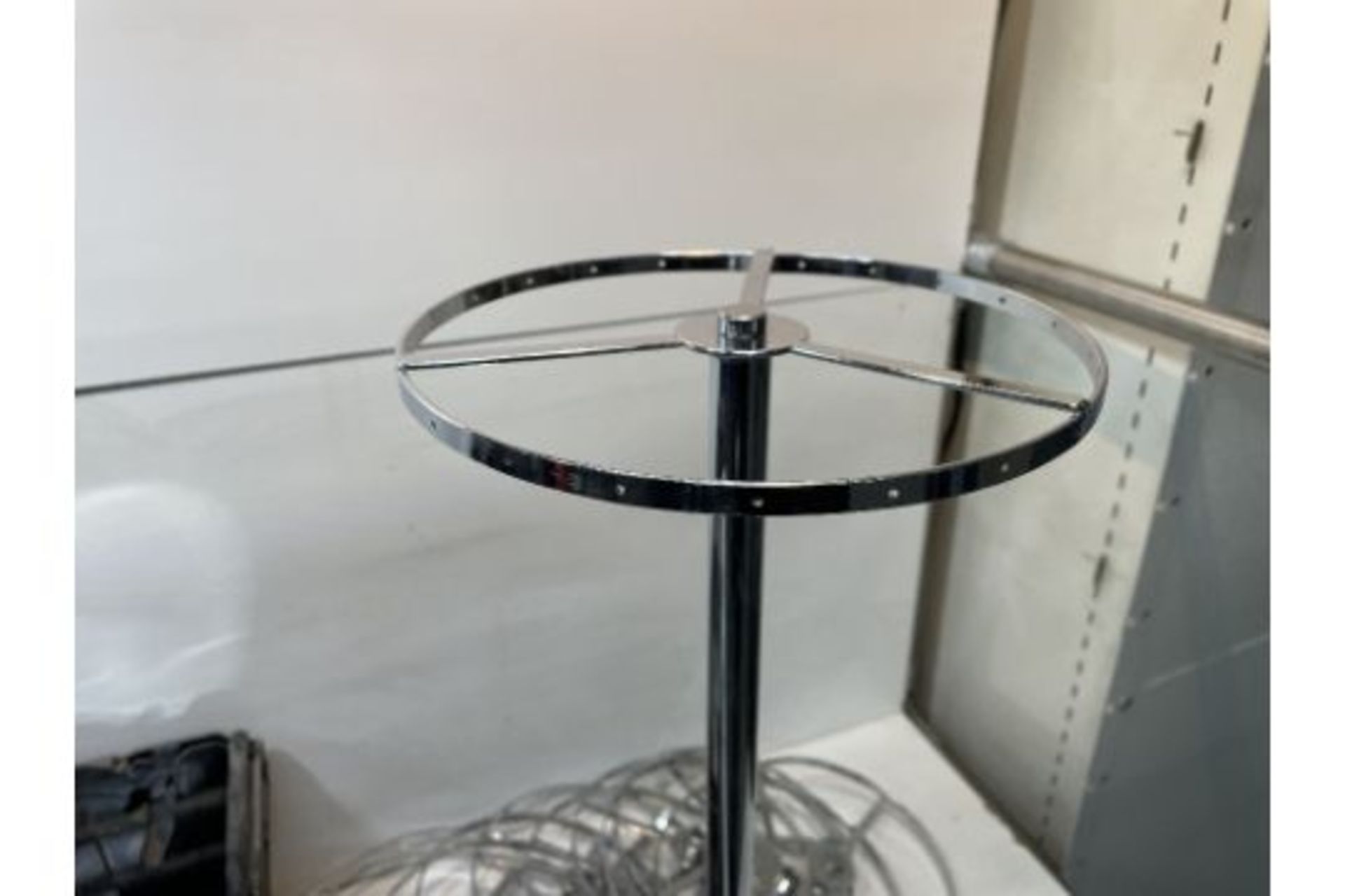 12 x Chrome Chandelier Stands - No Crystals to Decorate - Image 3 of 5