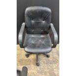 8 x Various Wheeled Office Chairs As Pictured