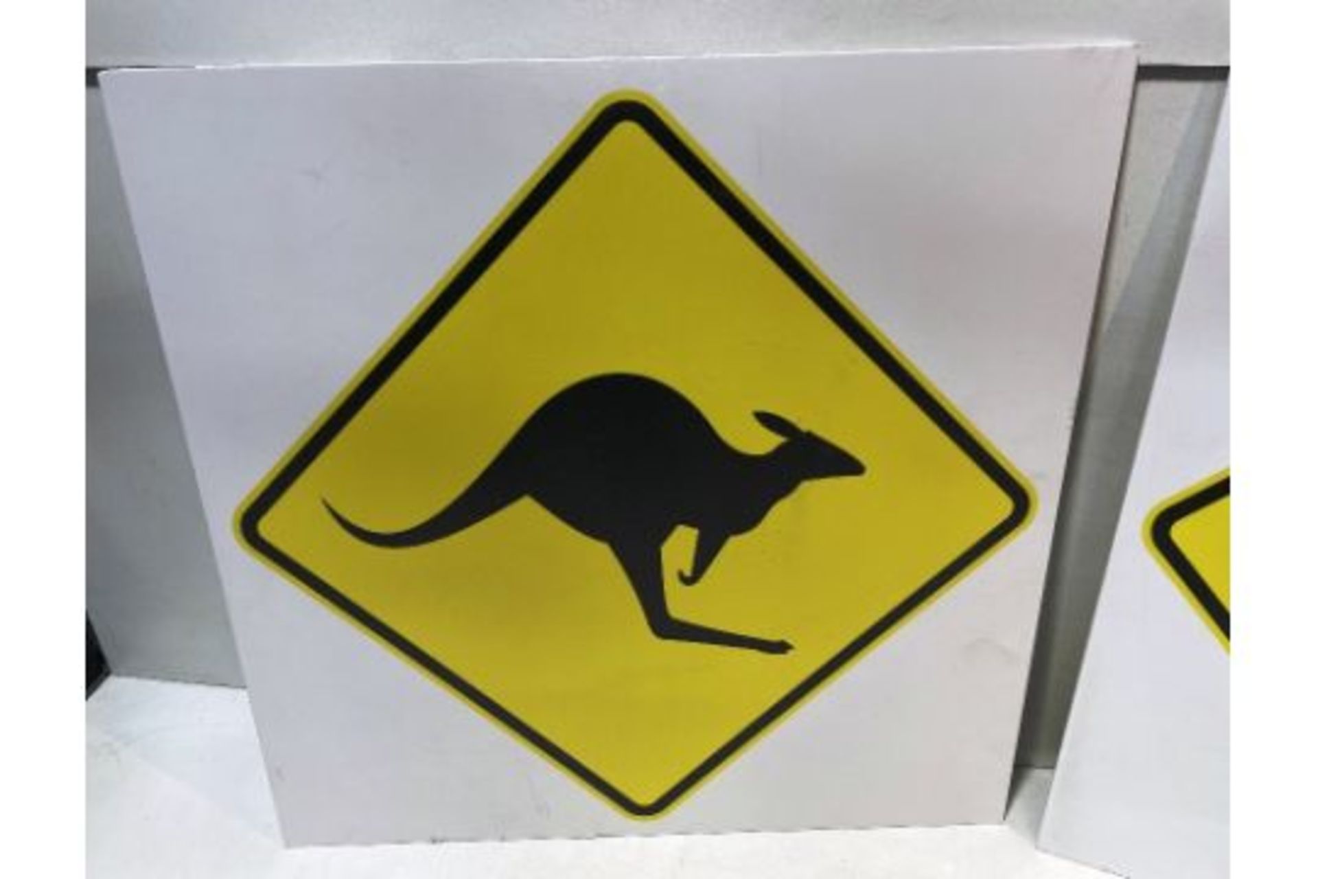 2 x Caution Kangaroo Signs - Image 2 of 3