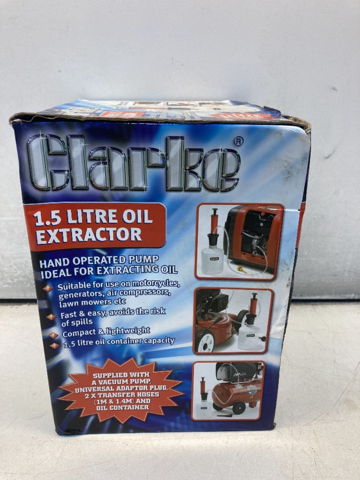 Clarke 1.5 Ltr Oil Extractor - Image 2 of 2