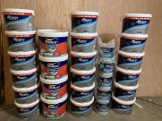 27 x Tubs Of Various Albany & Dulux Paint As Per Pictures