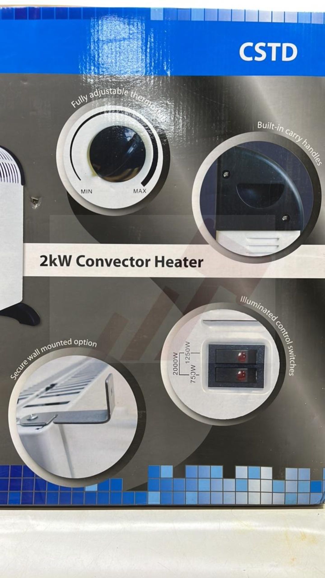 Extrna CSTD 2KW Convector Heater - Image 3 of 3