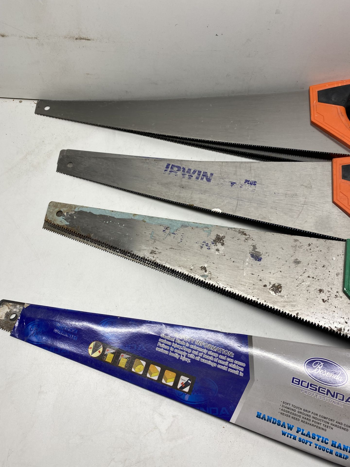 11 x Various Irwin Handsaws As Seen In Photos - Image 2 of 2