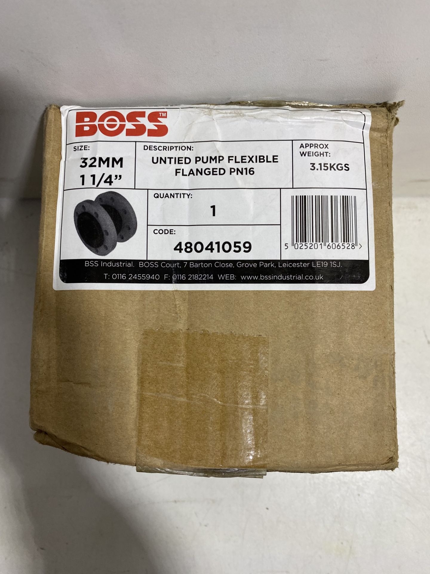 Boss 32mm 11/4" Untied Pump Flexible Flanged PN16 - Image 2 of 3