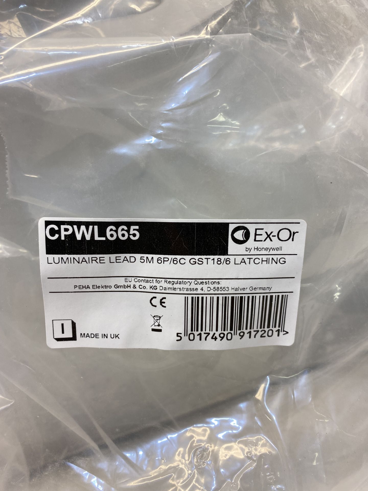 29 x Ex-Or CPWL665 5m, 6-core, 6-pole GST 18/6 Plug and Ex-Or Latching Shel - Image 4 of 4