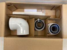 10 x Baxi Multifit 5118580 Group G Horizontal Flue Kit | Missing Main Flue As seen In Pictures