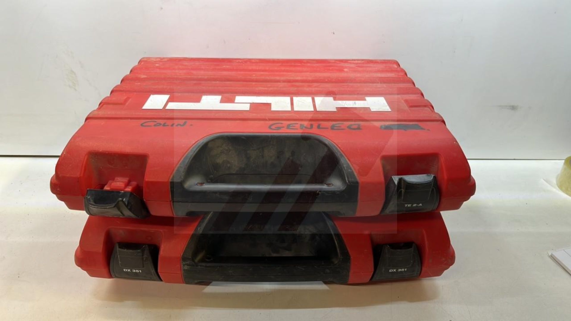 2 x Hilti Empty Drill Cases - As Pictured