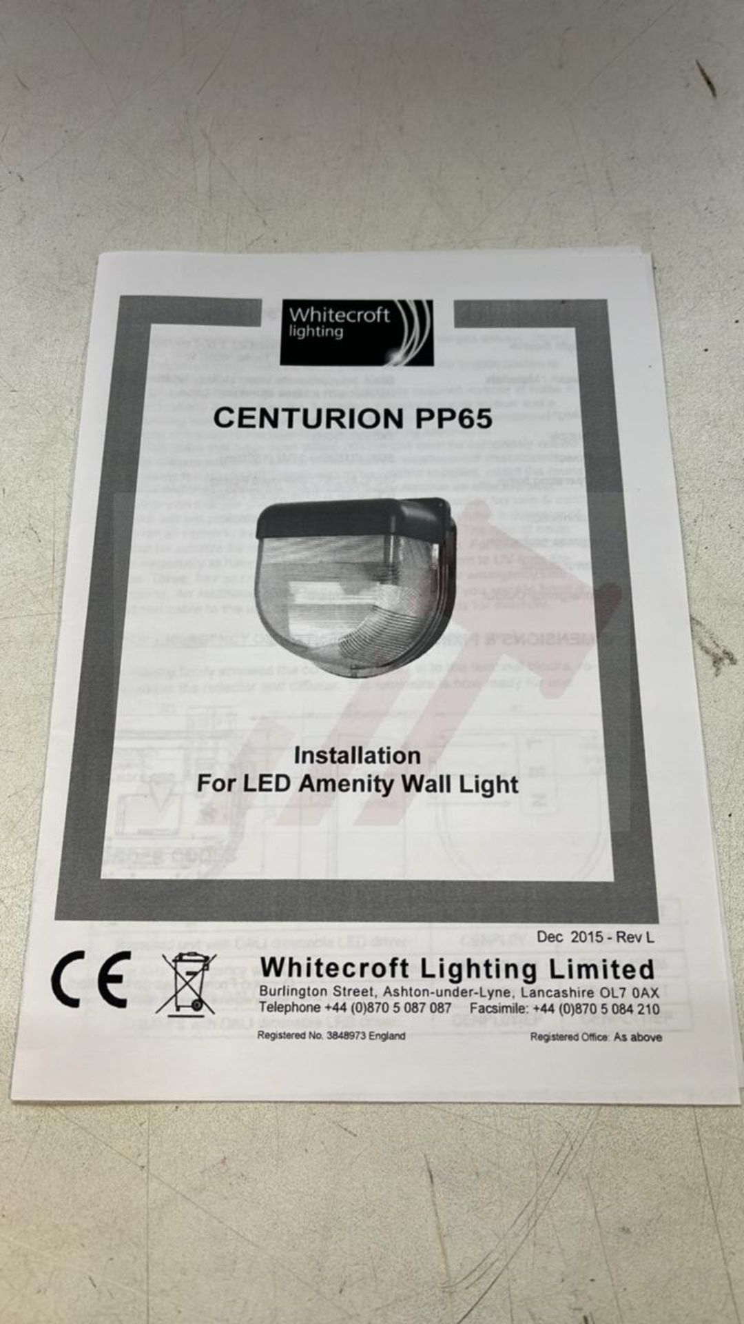 Centurion PP65 LED Amenity Wall Light - Image 3 of 3