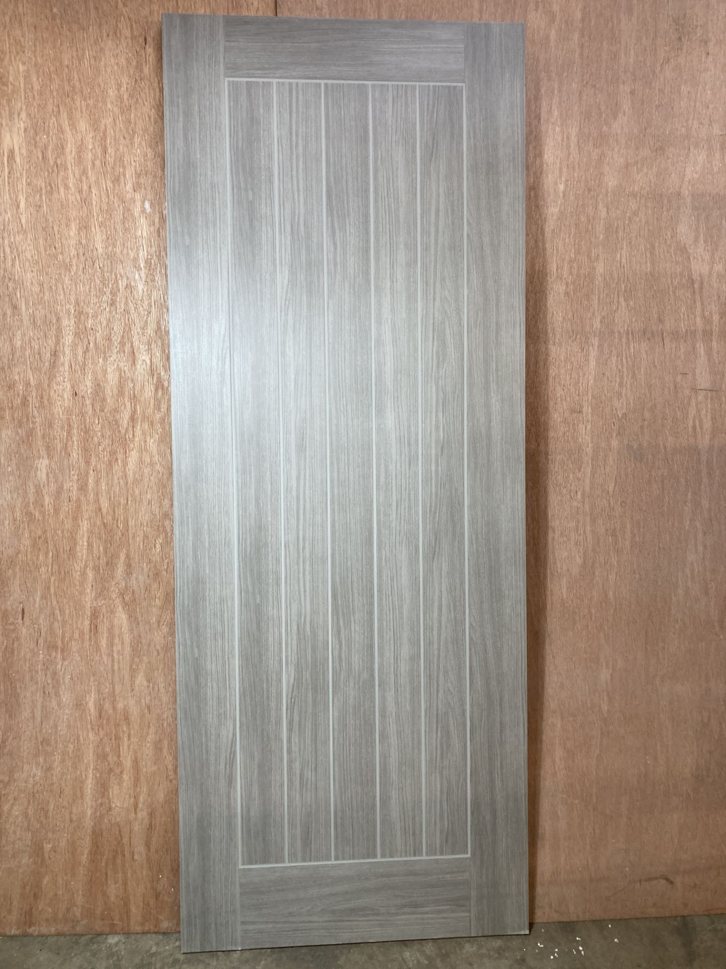 Pre-Finished Ash Grid Pattern Internal Door | 1982mm x 762mm x 35mm
