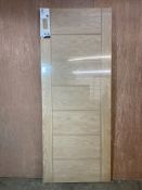 Unfinished XLJoinery Oak Palermo Internal Door | INTOPAL32 | 2032mm x 813mm x 35mm