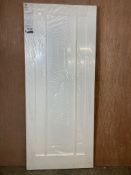 White Primed XLJoinery Worcester Internal Door | WPWOR33 | 1981mm x 838mm x 35mm