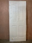 Unfinished Premdor 4 Panel Interior Door | 1982mm x 836mm x 35mm