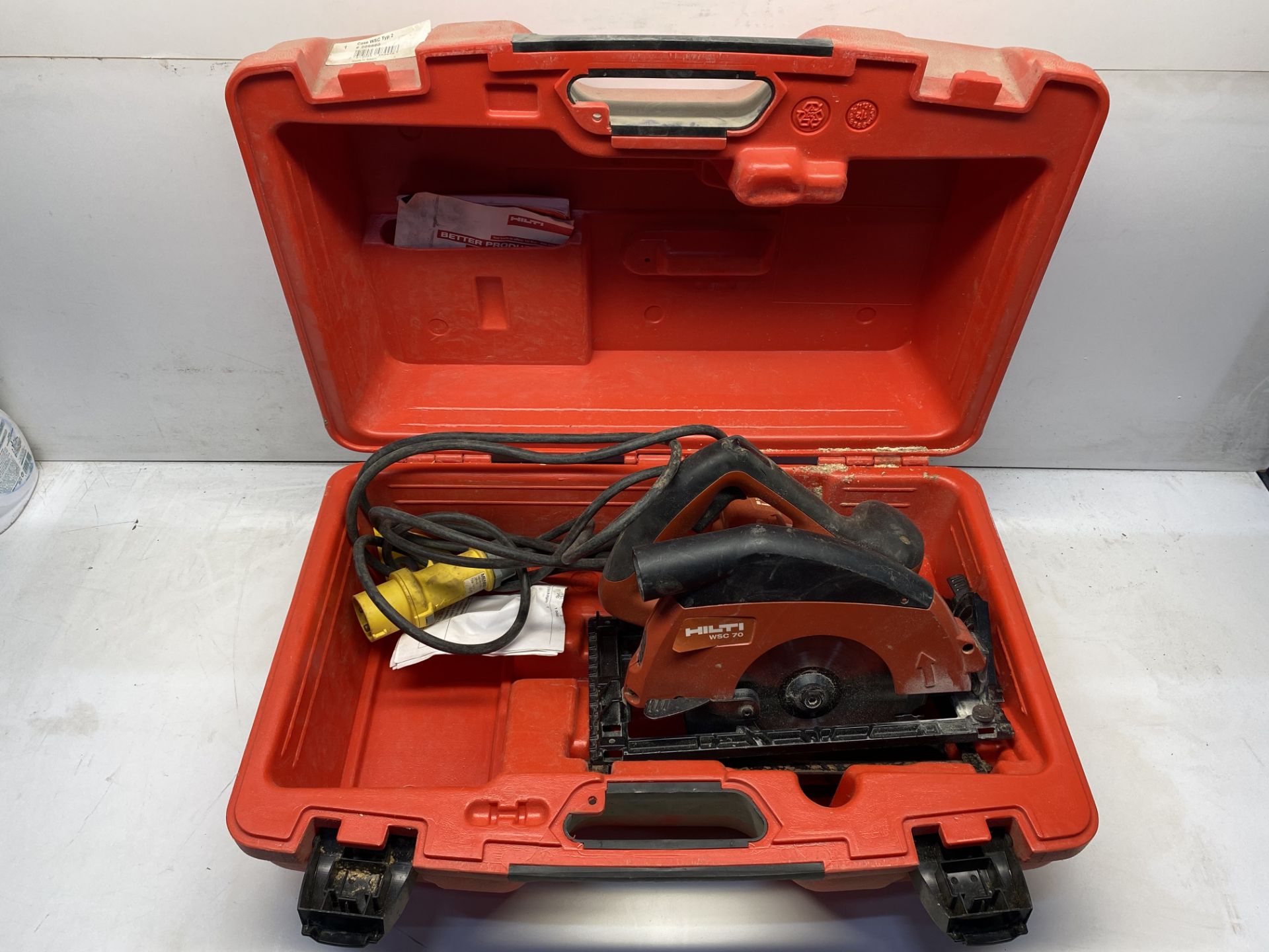 Hilti WSC70 Circular Saw W/ Carry Case | 110v Corded