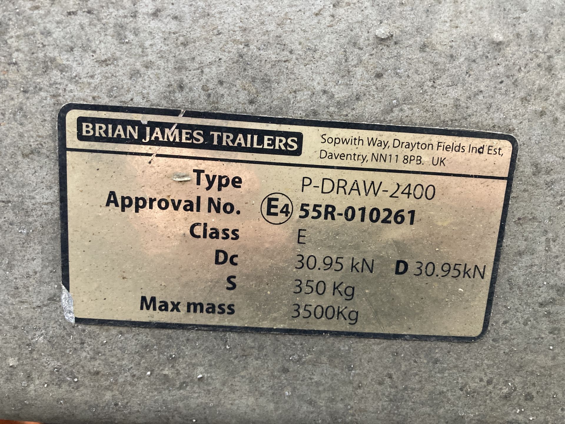 P-DRAW-2400 Class E Trailer | 3.5 Tonne Max Mass | Brian James Trailers - Image 5 of 6